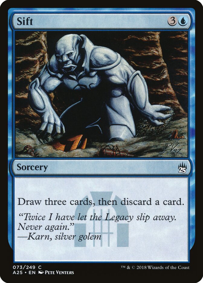 Sift, Masters 25 · 073/249