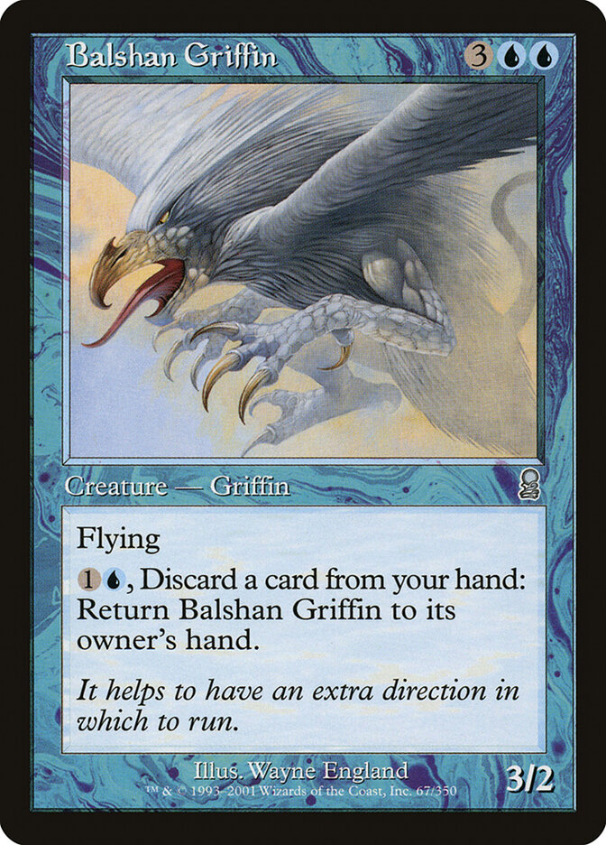 Balshan Griffin, Odyssey · 67/350