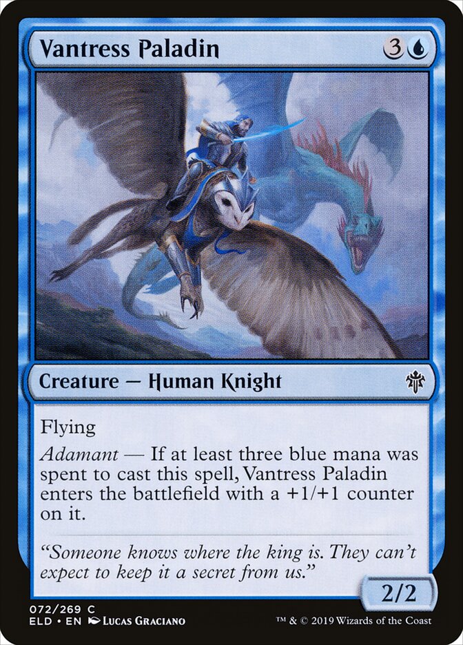 Vantress Paladin, Throne of Eldraine · 072/269