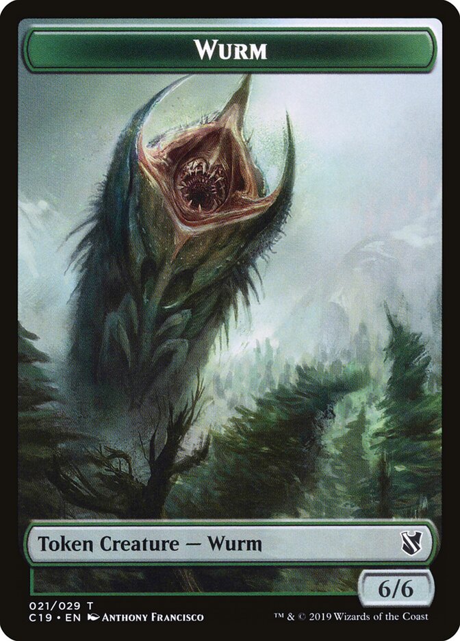 Wurm, Commander 2019 Tokens · 021