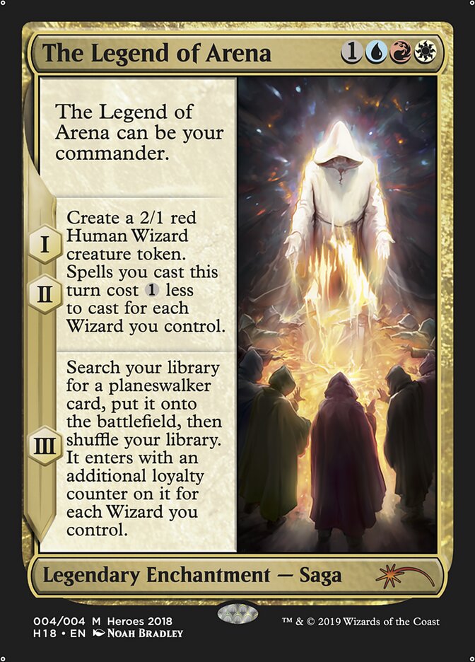 The Legend of Arena, 2018 Heroes of the Realm · 4-dagger