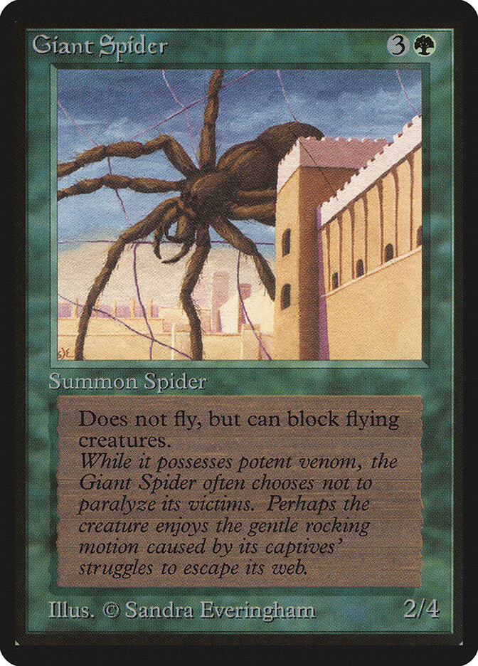 Giant Spider, Limited Edition Beta · 199