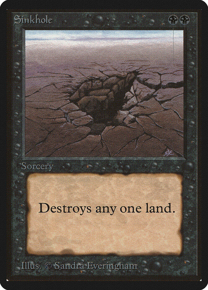 Sinkhole, Limited Edition Beta · 130