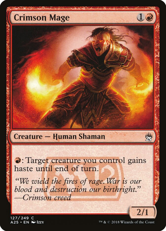 Crimson Mage, Masters 25 · 127/249