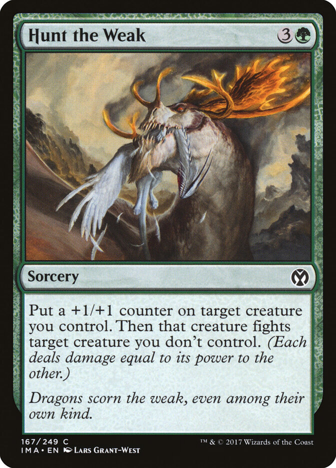 Hunt the Weak, Iconic Masters · 167/249