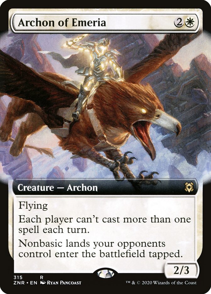 Archon of Emeria, Zendikar Rising · 315