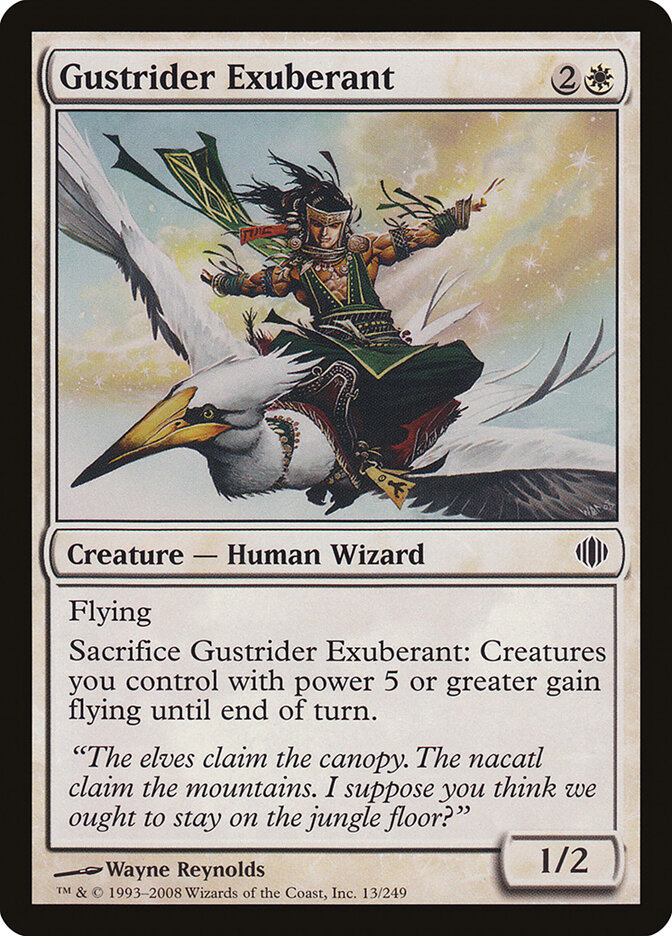 Gustrider Exuberant, Shards of Alara · 13/249