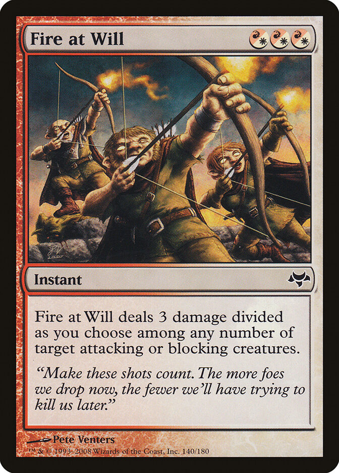 Fire at Will, Eventide · 140/180