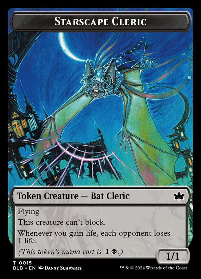 Starscape Cleric, Bloomburrow Tokens · 0015