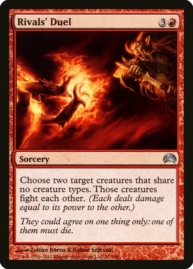 Rivals' Duel, Planechase 2012 · 51/156