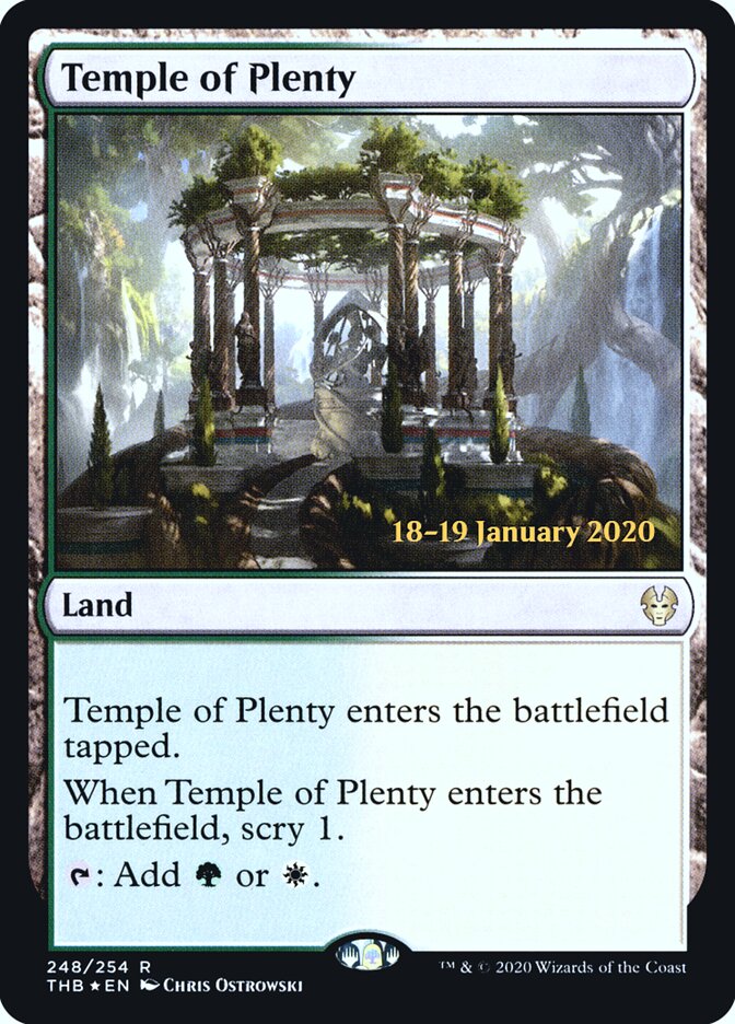 Temple of Plenty, Theros Beyond Death Promos · 248/254