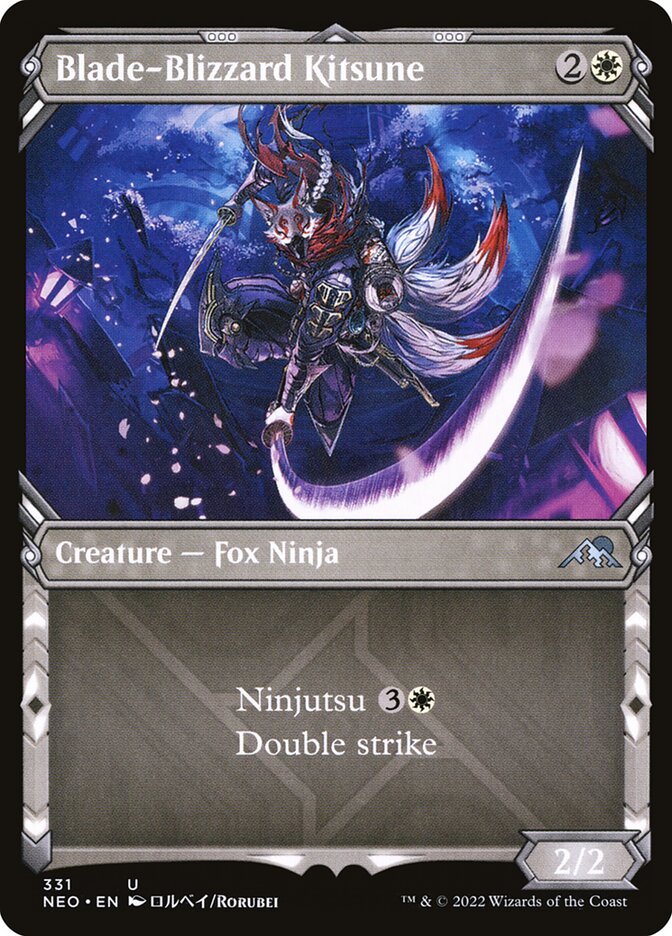 Blade-Blizzard Kitsune, Kamigawa: Neon Dynasty · 331