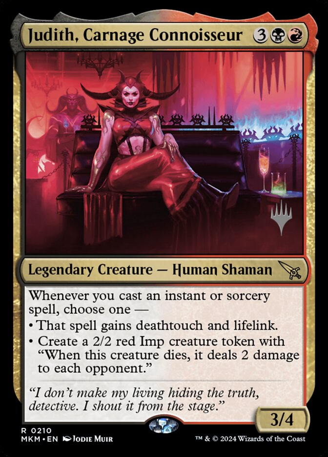 Judith, Carnage Connoisseur, Murders at Karlov Manor Promos · 0210
