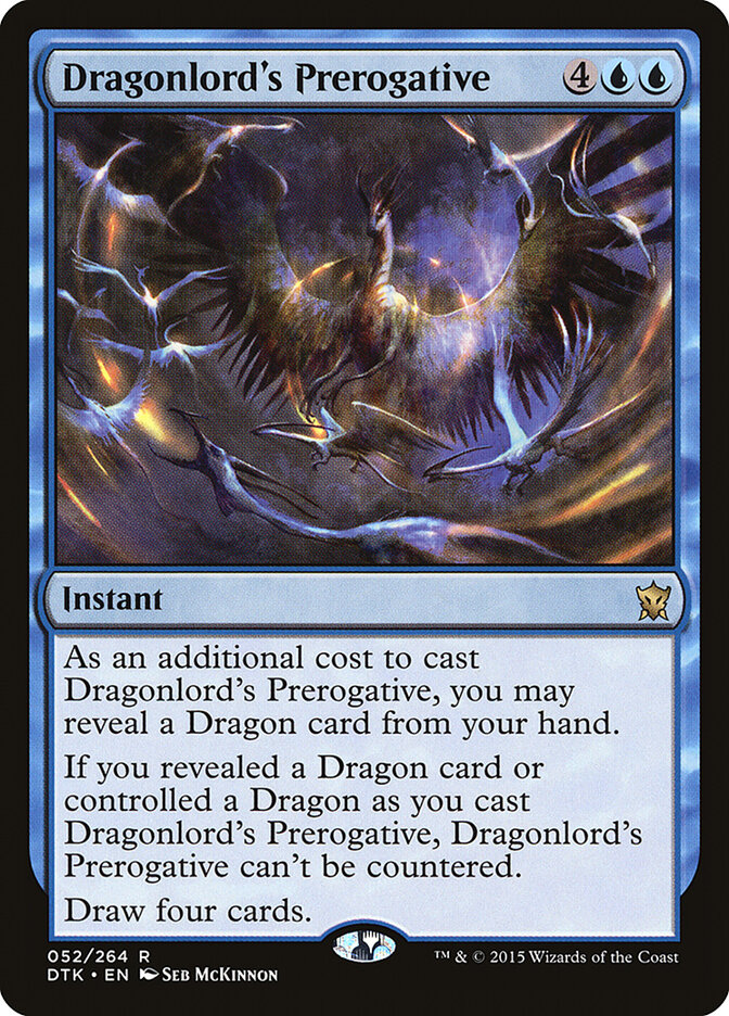 Dragonlord's Prerogative, Dragons of Tarkir · 052/264
