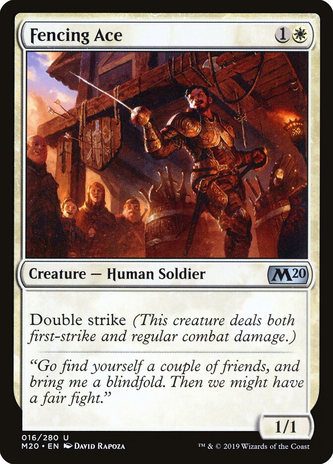Fencing Ace, Core Set 2020 · 016/280