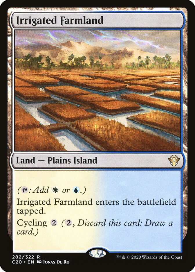 Irrigated Farmland, Commander 2020 · 282/322