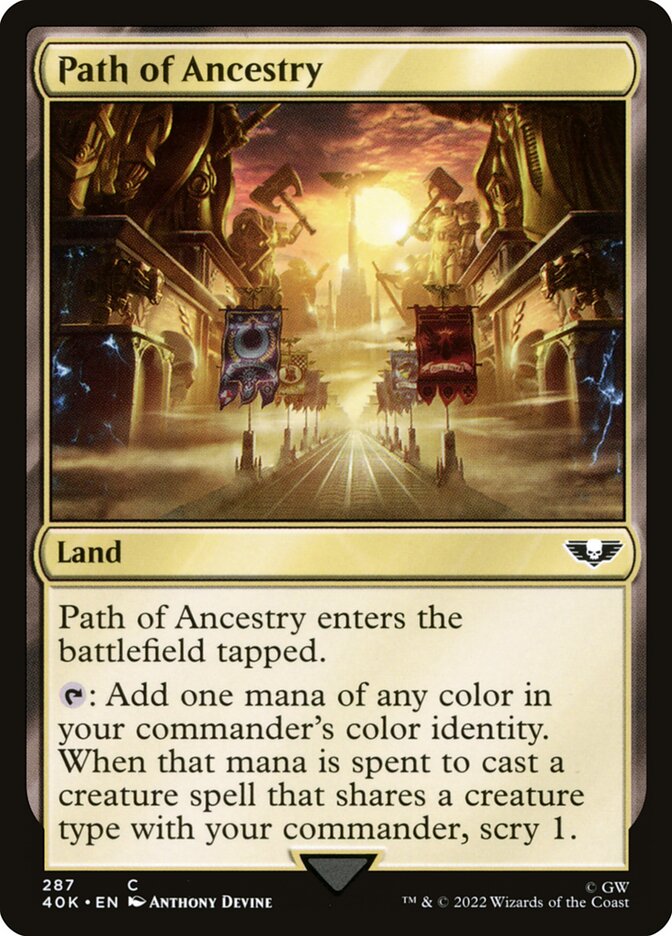 Path of Ancestry, Warhammer 40,000 Commander · 287/617
