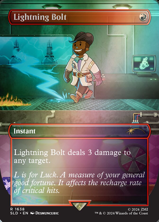 Lightning Bolt, Secret Lair Drop · 1638-star