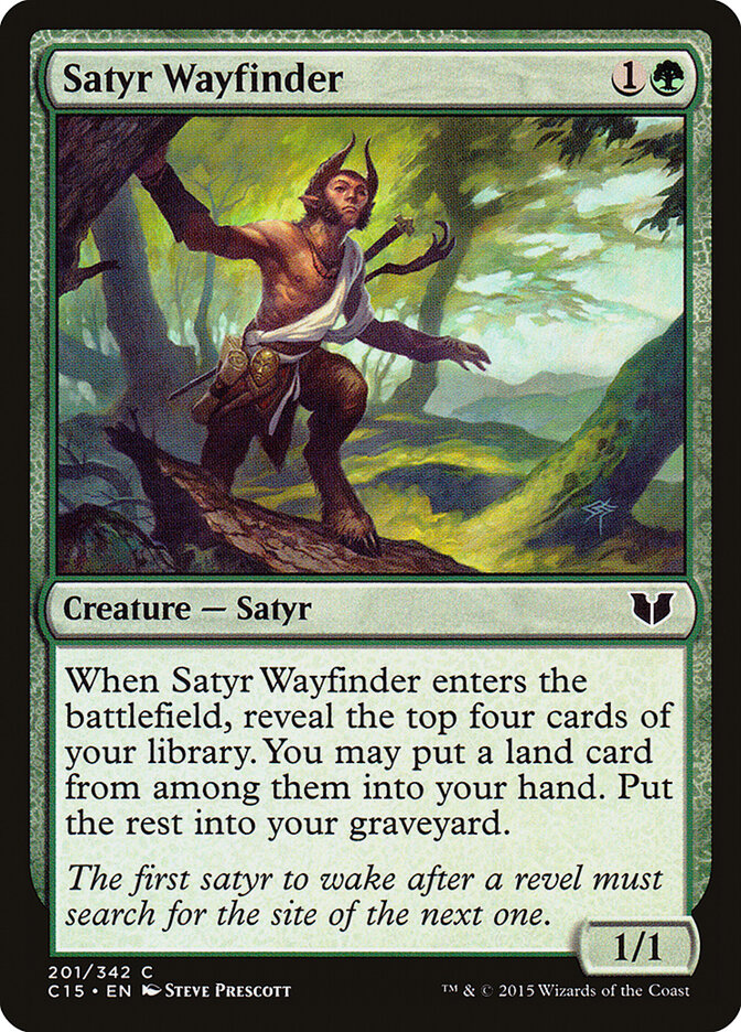 Satyr Wayfinder, Commander 2015 · 201/342