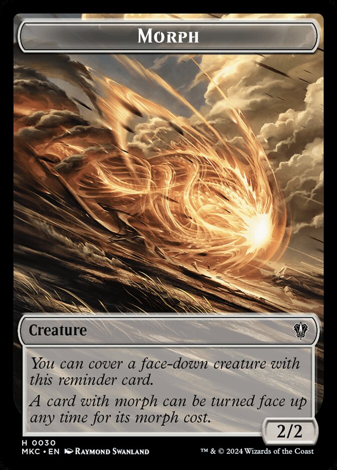 Morph, Murders at Karlov Manor Commander Tokens · 0030