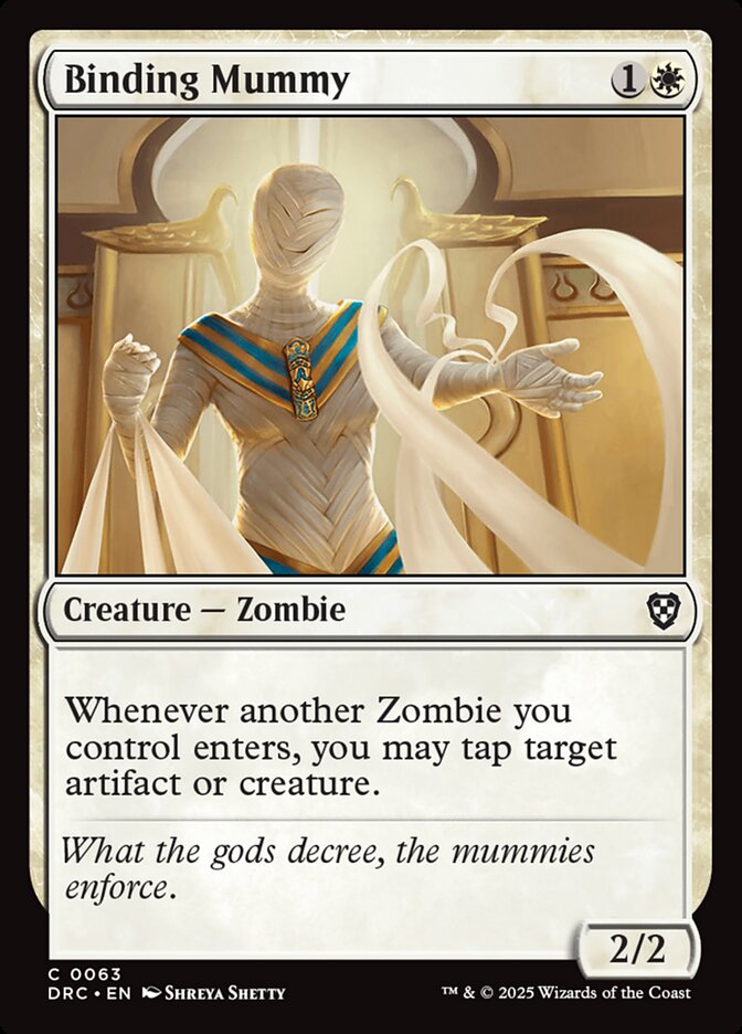 Binding Mummy, Aetherdrift Commander · 0063