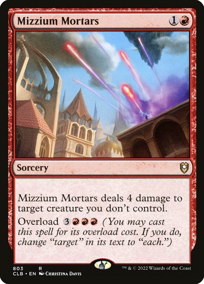 Mizzium Mortars, Commander Legends: Battle for Baldur's Gate · 803
