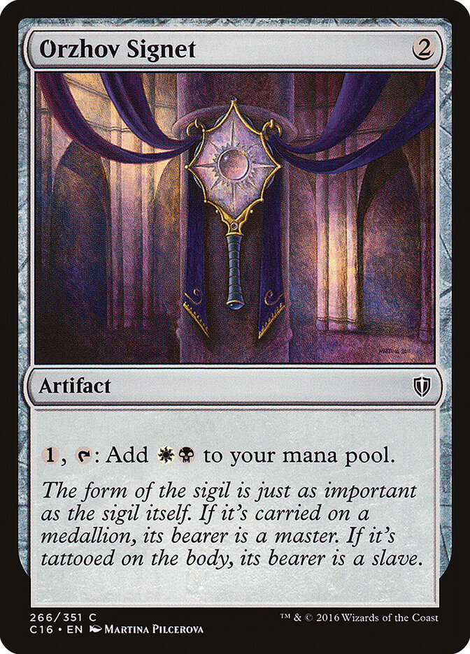 Orzhov Signet, Commander 2016 · 266/351