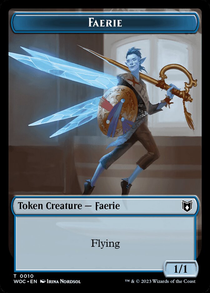 Faerie, Wilds of Eldraine Commander Tokens · 0010
