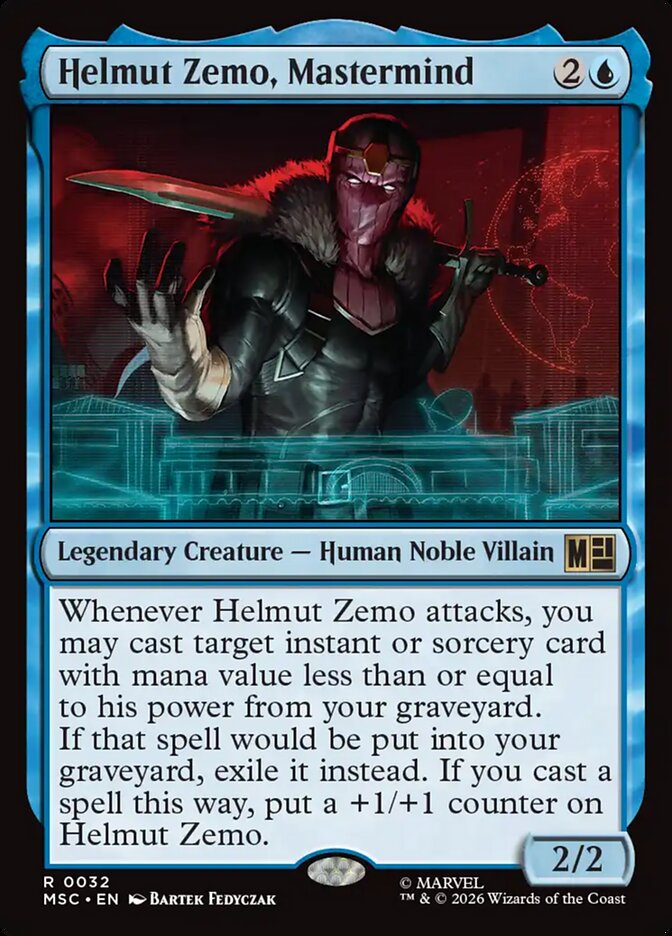Helmut Zemo, Mastermind, Marvel Super Heroes Commander · 0032
