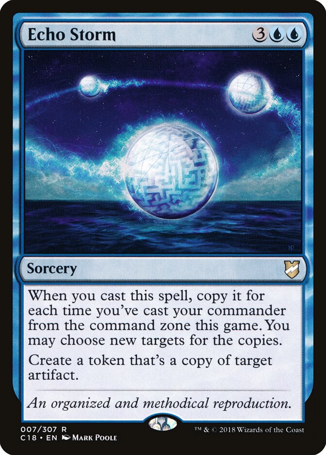 Echo Storm, Commander 2018 · 007/307