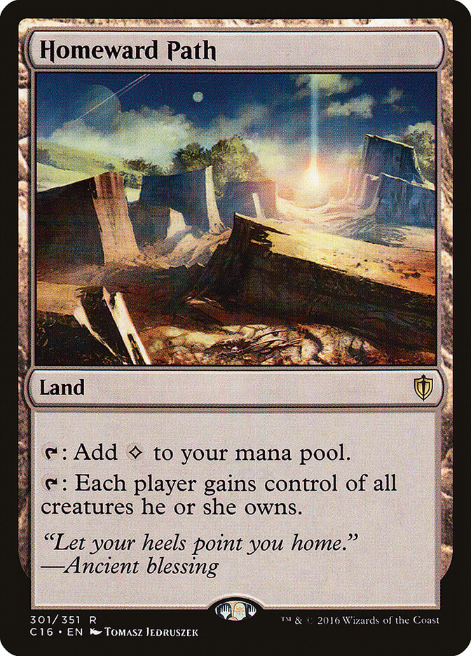 Homeward Path, Commander 2016 · 301/351
