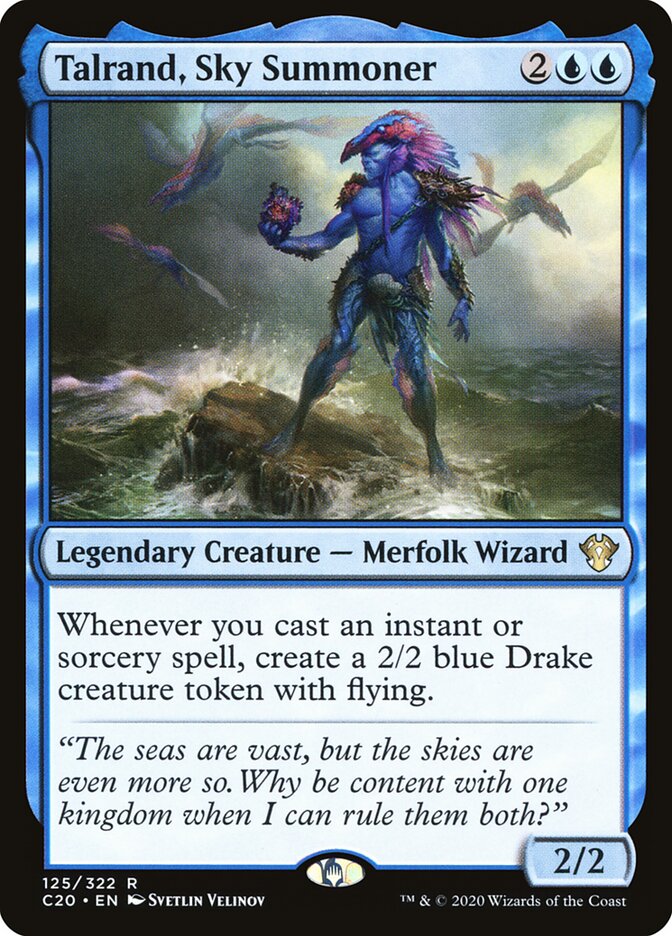 Talrand, Sky Summoner, Commander 2020 · 125/322