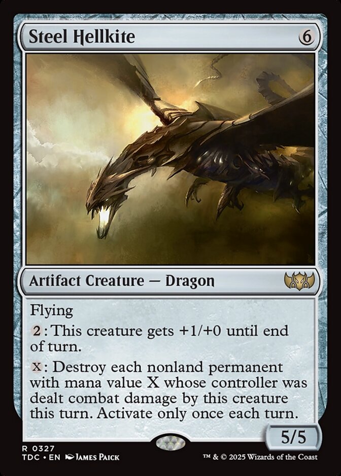 Steel Hellkite, Tarkir: Dragonstorm Commander · 0327