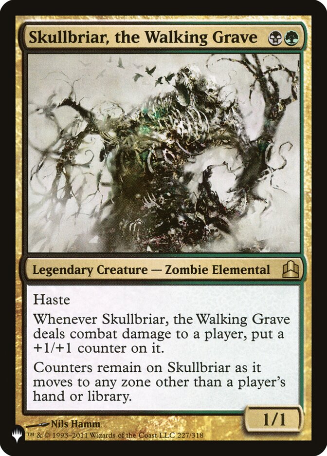 Skullbriar, the Walking Grave, The List · cmd-227