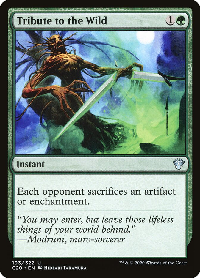Tribute to the Wild, Commander 2020 · 193/322