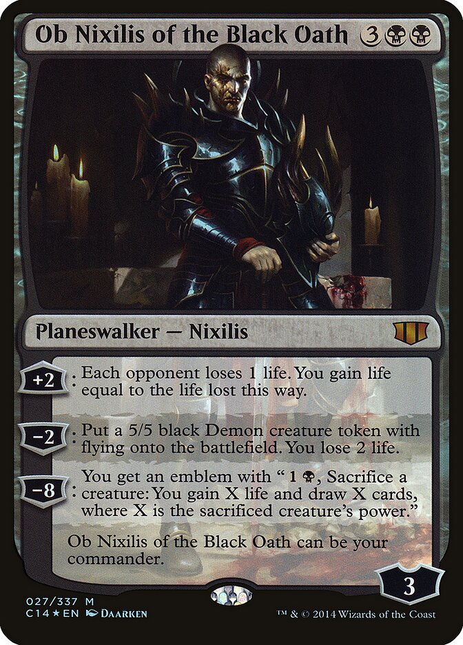 Ob Nixilis of the Black Oath, Commander 2014 Oversized · 027