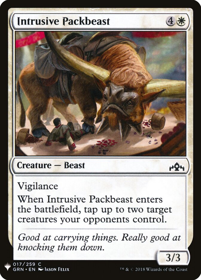 Intrusive Packbeast, The List · grn-17