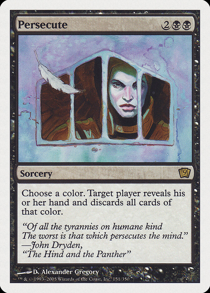 Persecute, Ninth Edition · 151/350