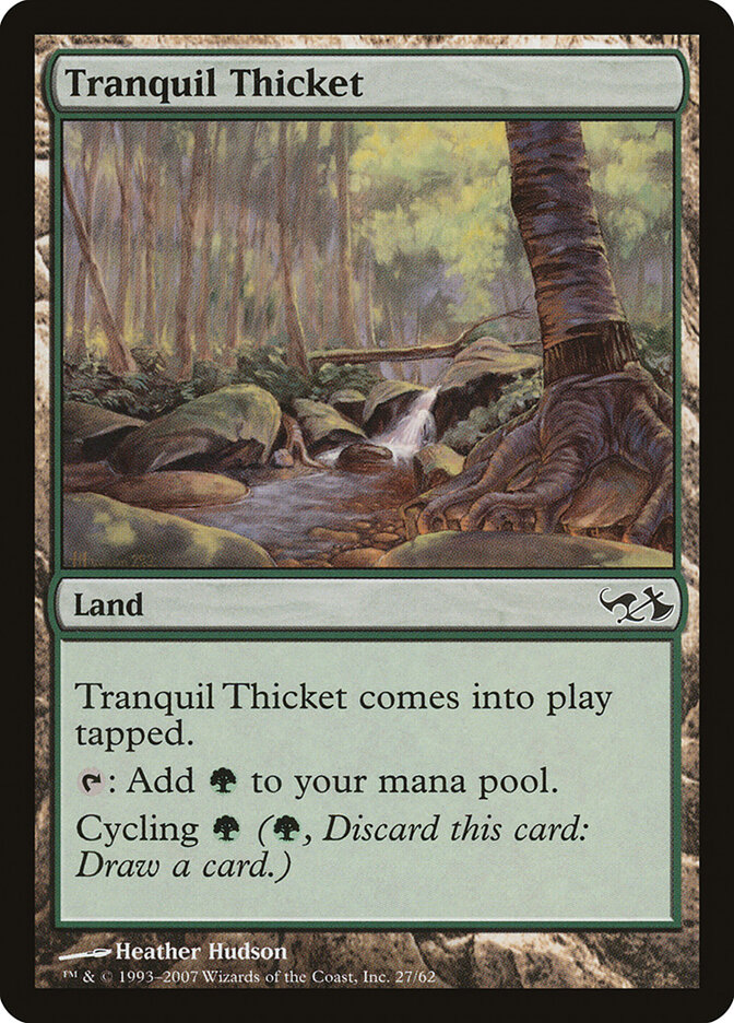 Tranquil Thicket, Duel Decks: Elves vs. Goblins · 27/62