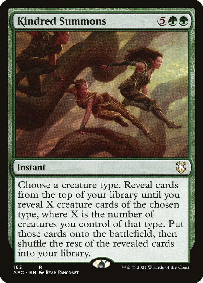 Kindred Summons, Forgotten Realms Commander · 163