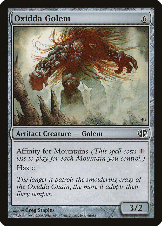 Oxidda Golem, Duel Decks: Jace vs. Chandra · 46/62