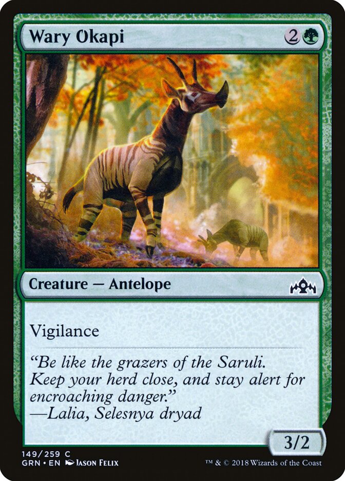 Wary Okapi, Guilds of Ravnica · 149/259
