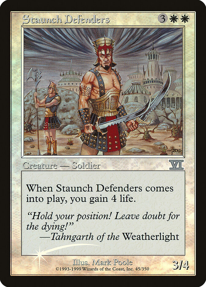 Staunch Defenders, Friday Night Magic 2000 · 12/350