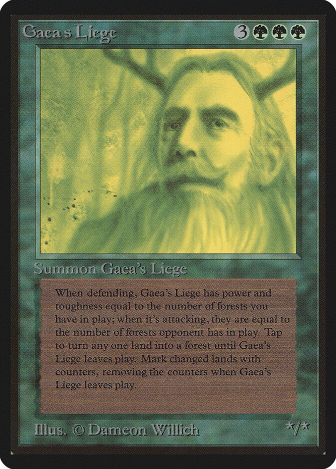 Gaea's Liege, Limited Edition Beta · 197