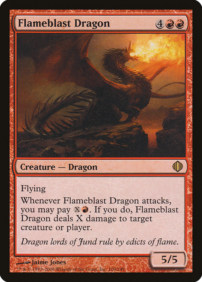 Flameblast Dragon, Shards of Alara · 100/249