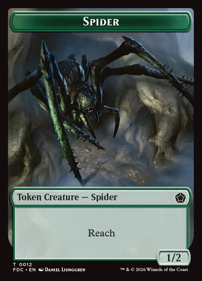 Spider, Foundations Commander Tokens · 0012