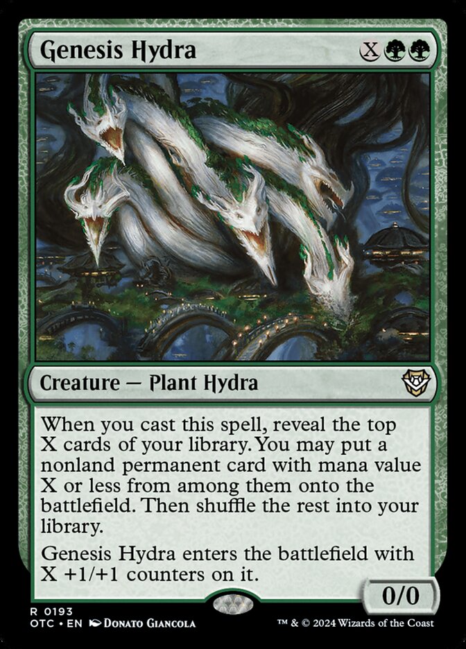 Genesis Hydra, Outlaws of Thunder Junction Commander · 0193