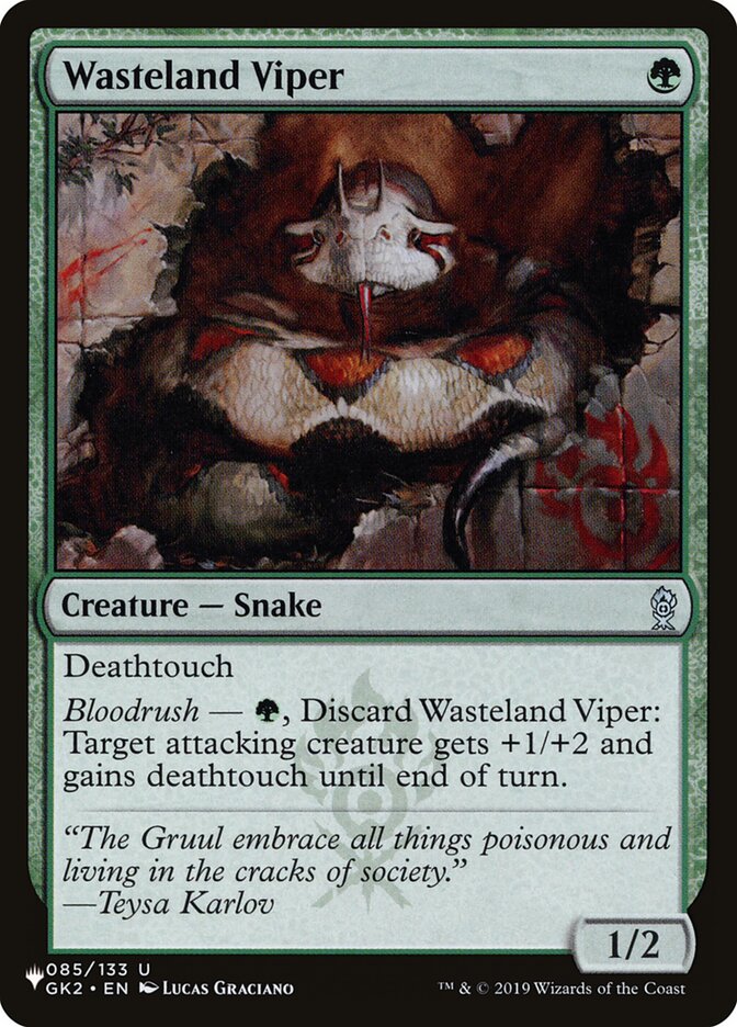 Wasteland Viper, The List · gk2-85