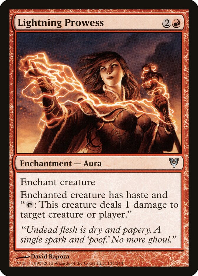 Lightning Prowess, Avacyn Restored · 145/244