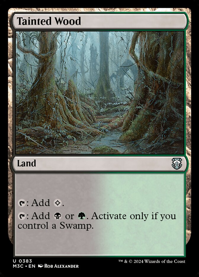 Tainted Wood, Modern Horizons 3 Commander · 0383